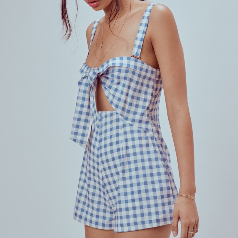 For Love & Lemons Dixie Bow Romper 🎀